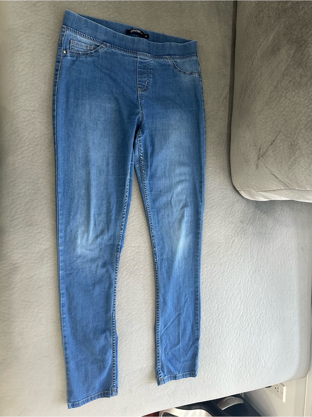 George Light Blue Stretch Denim Jeggings